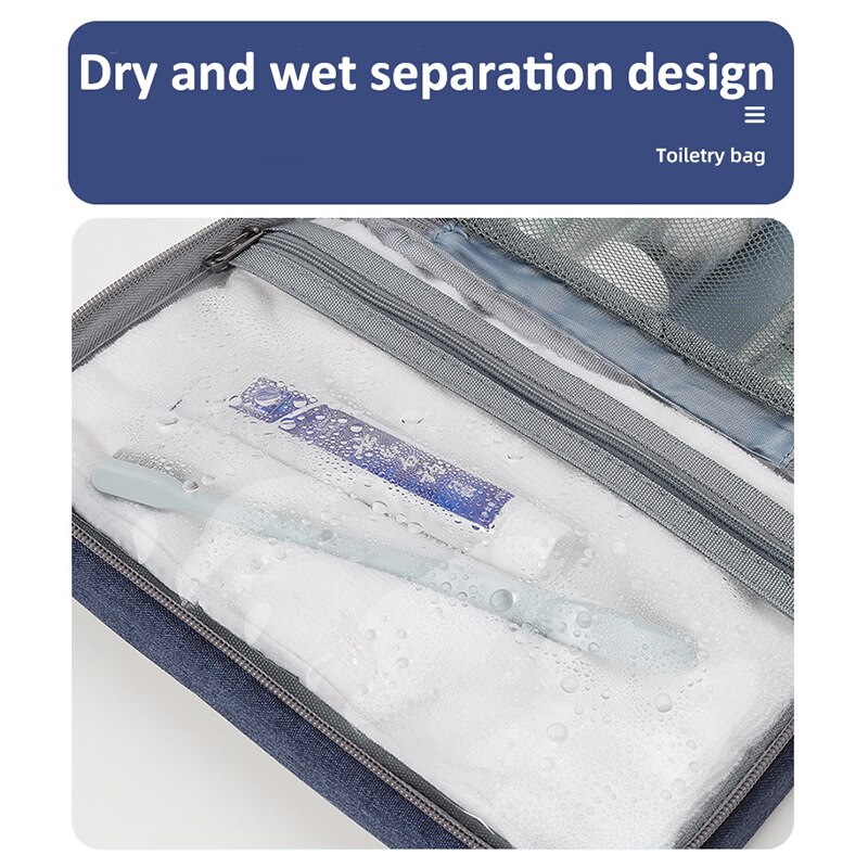 Cosmetische Tas Waterdichte Mannen Opknoping Up Tas Oxford Travel Organizer Make Up Case Voor Vrouwen Benodigdheden Wassen Toilettas
