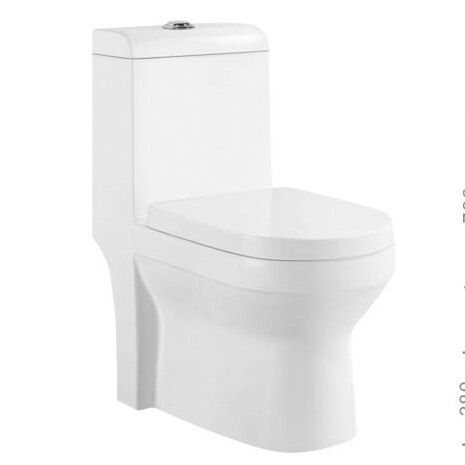 Modern ceramic home hotel sanitary ware one piece pedestal bathroom commode toilet