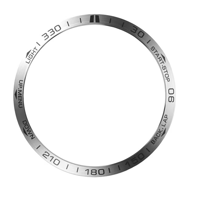 Bisel de reloj para Garmin Fenix 8 7X 51mm 7 47mm 6X 6 5X 5 Protector de reloj inteligente cubierta de Metal anillo de parachoques carcasa marco funda protectora: M / Rosa