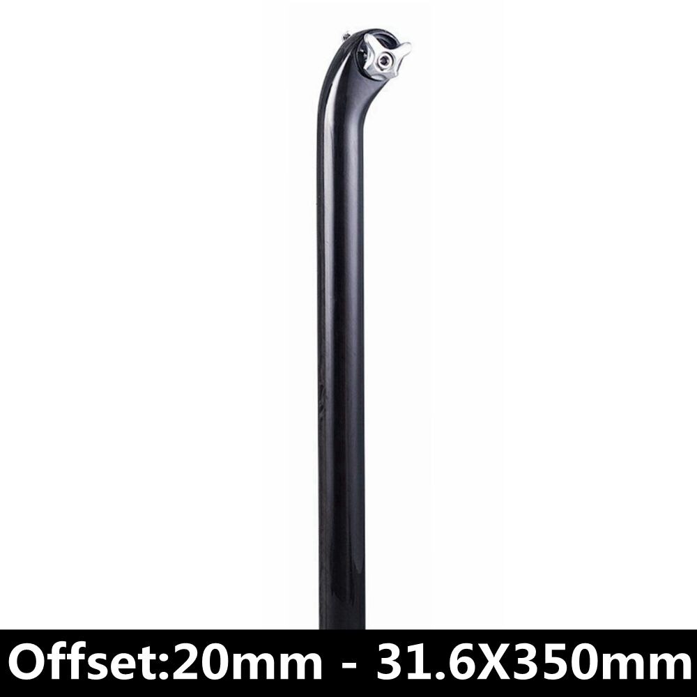 Glossy UD Carbon Fibre Bicycle Seat Post Cycling SeatPost Bike Seat Tube Parts Diameter 27.2mm 30.8mm 31.6mm Angle 5/20 Degrees: Offset 25mm 31.6X350
