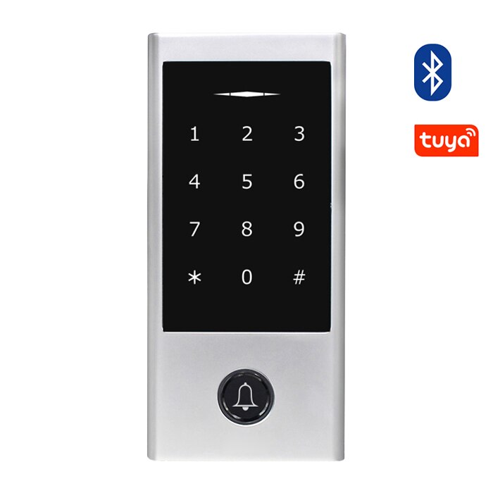 Tuya Wifi Optionele Bluetooth Deurslot Waterdichte Toetsenbord Toegangscontrole Standalone Keypad Rfid Card Entry Reader
