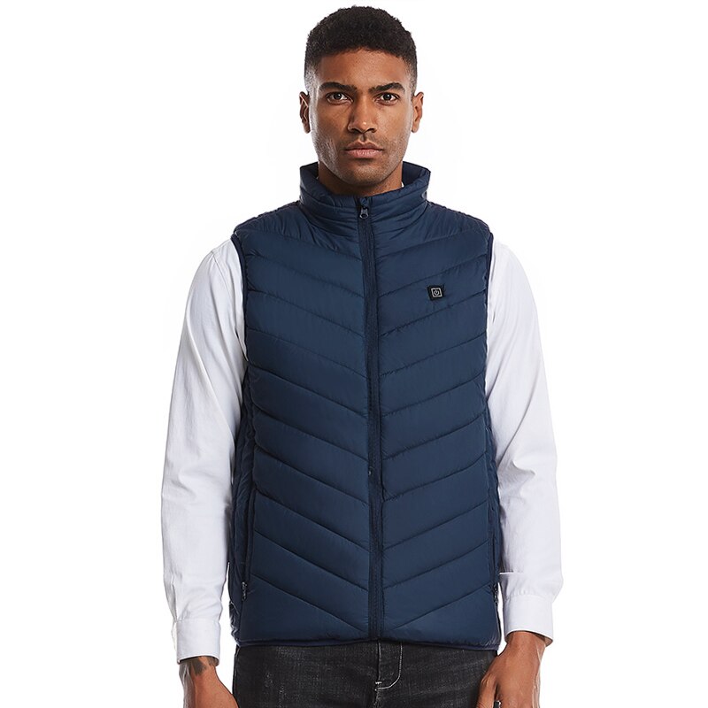 Winter Warme Weste Männer Elektrische Beheizte Weste Heizung Weste Padded Thermische Warme Outdoor Jacke Winter USB Heizung