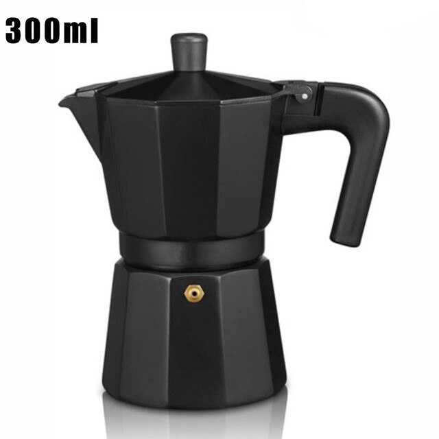Aluminum Espresso Coffee Maker Percolator Stove Top Moka Pot Italian Coffee Machine Service Cezve Kettle Kitchen Coffeeware Tool: 6 Cups  300 ml