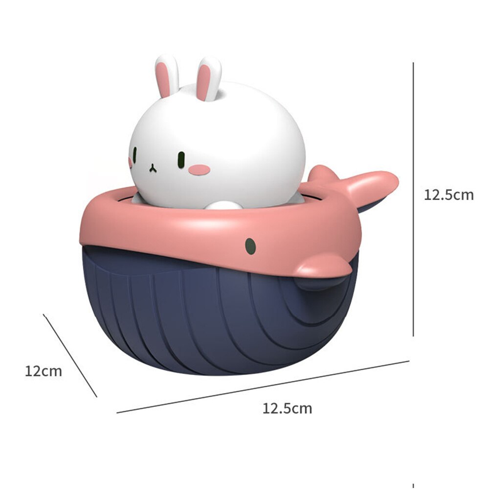Niedliches spielzeug für die babyparty: aufziehmechanismus für tierfiguren, interaktives wasserspielzeug mit quetschfunktion für jungen und mädchen, robust und langlebig  b99