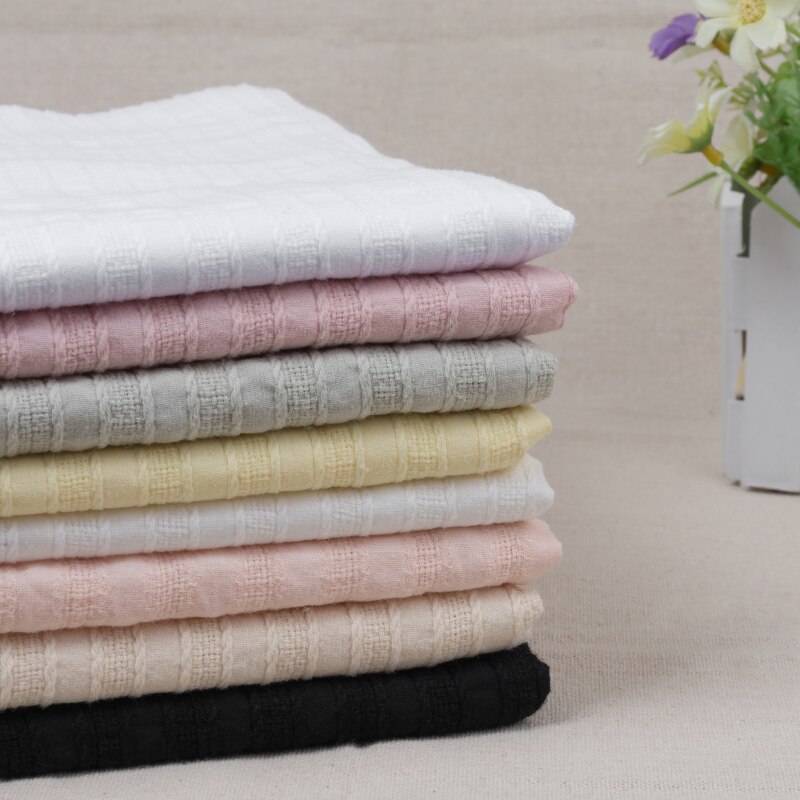 50CM*145CM/Piece, Cotton Linen Clothing Cloth, Pure Cotton Shirt Clothes Cloth, Dress Solid Color Fabric, DIY Handmade Material