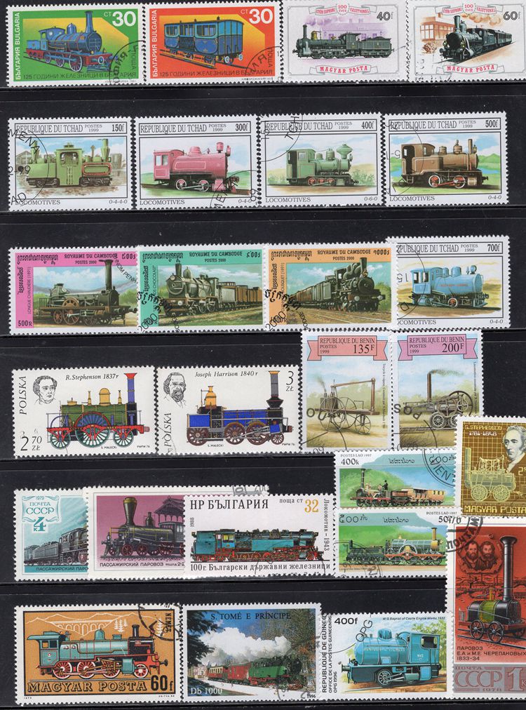 50 Stks/partij Oude Streamen Trein Stempel Topic Alle Verschillende Uit Vele Landen Geen Herhaling Postzegels Met Post Mark Voor verzamelen