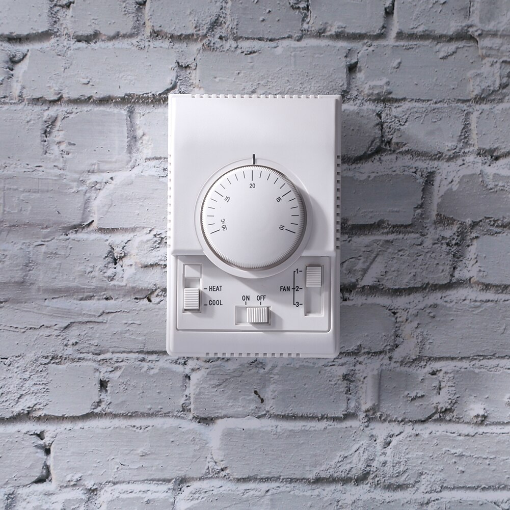 Thermostat Control Switch Temperature Controller Central Air Conditioner Fan Coil Temperature Device