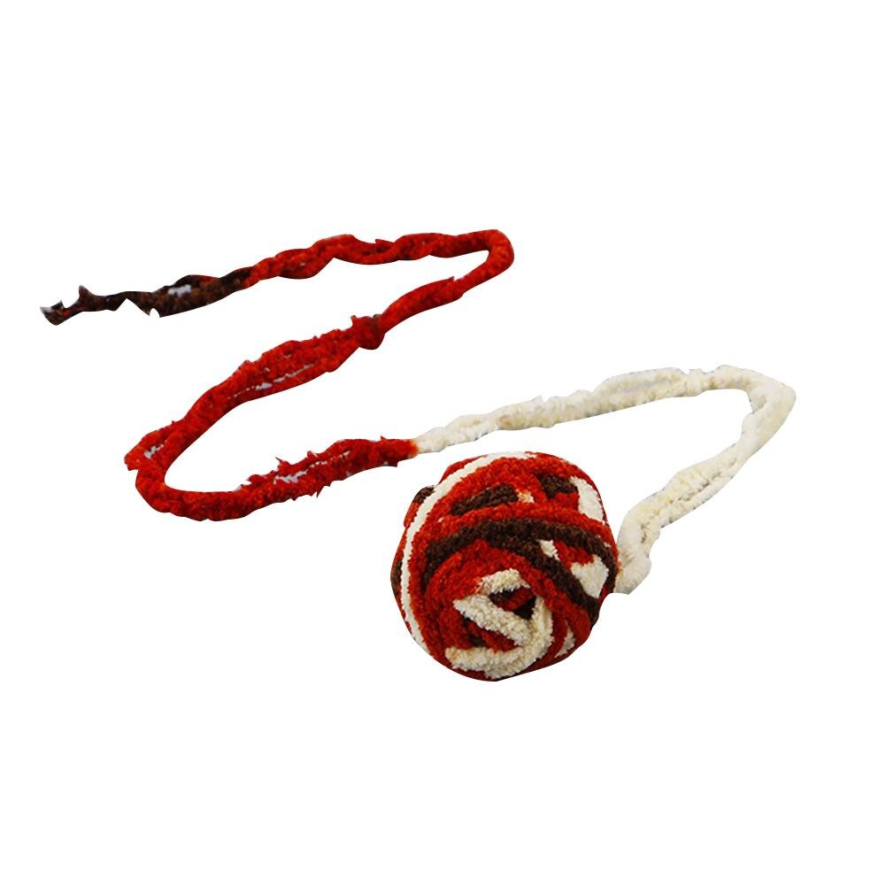 Colorful Rope Ball Long Tail Fuzzy Cats Wool Ball ... – Grandado