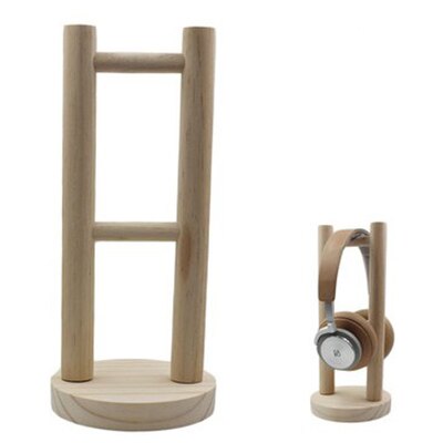 Detachable Wooden Headphone Headset Stand Double Sides Headset Display Stand Environment-friendly Game Headset Stand: headset stand-9
