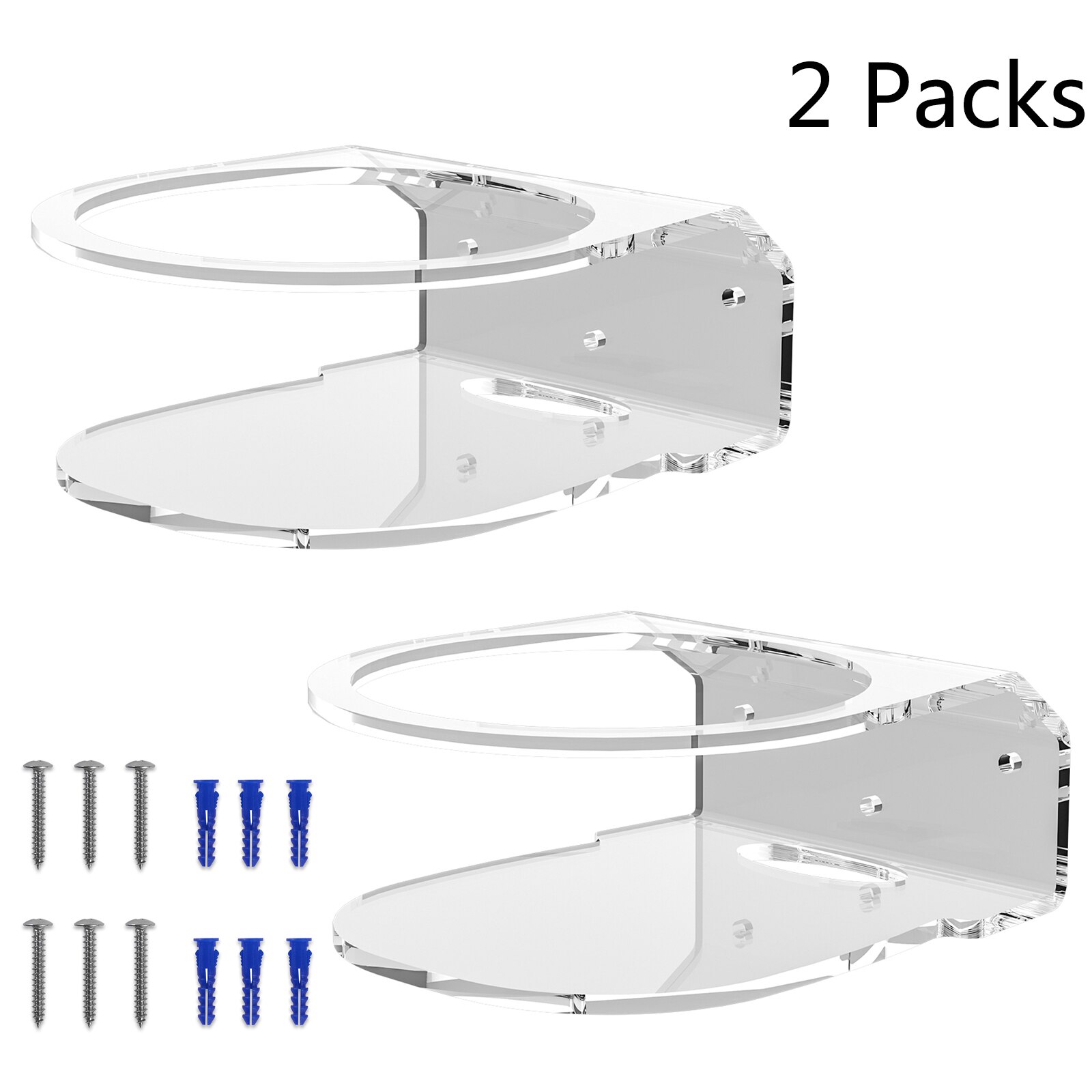 Wall Mount for Meshforce M7 Tri-Band Whole Home Mesh WiFi,Home WiFi Router Shelf Acrylic Holder Bracket: 2 Packs