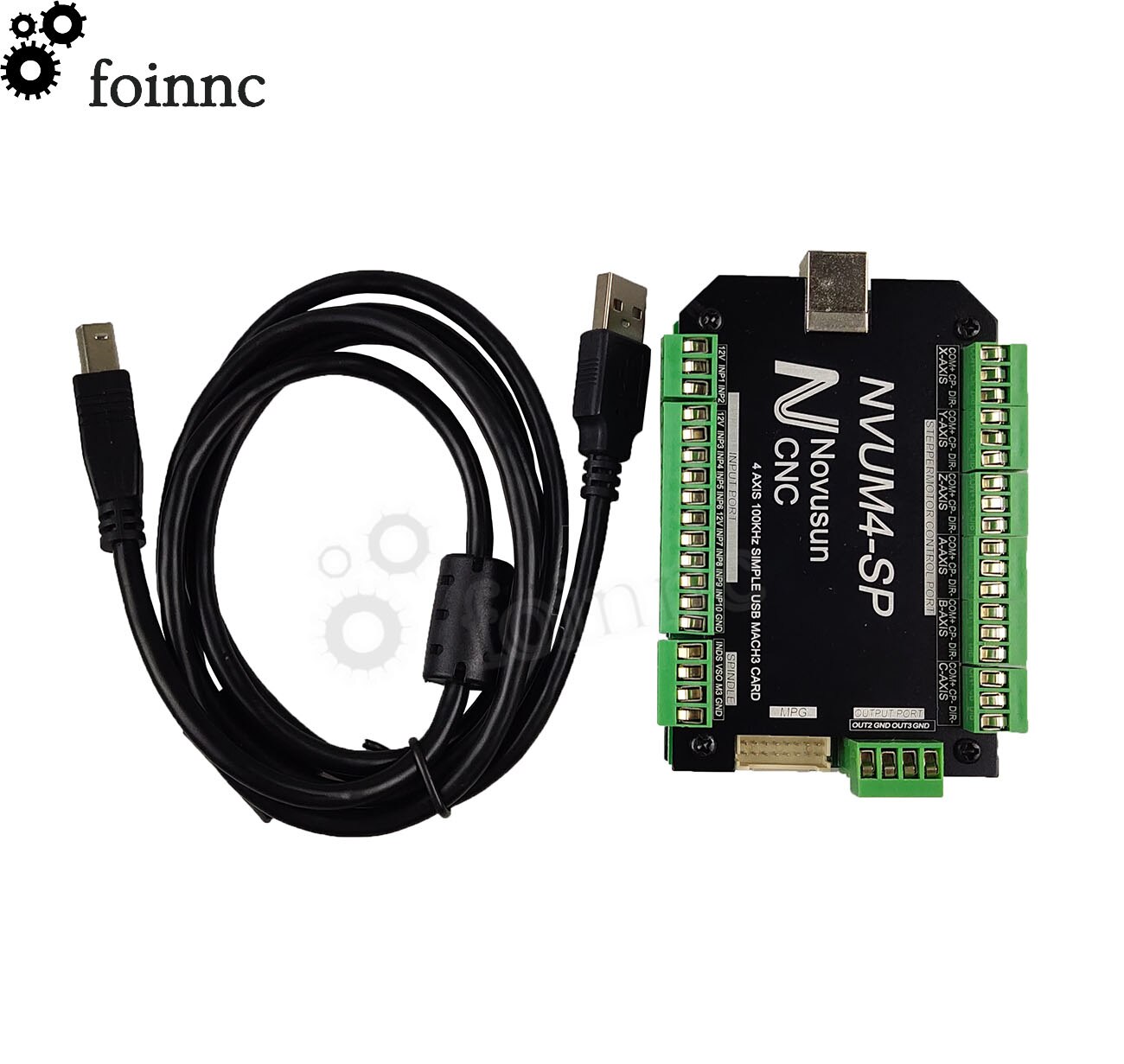 Mach3 Usb Interface NVUM-SP Cnc Motion Controller Nvcm 3/4/5/6 Assige Cnc Motion Control Card Metal Case