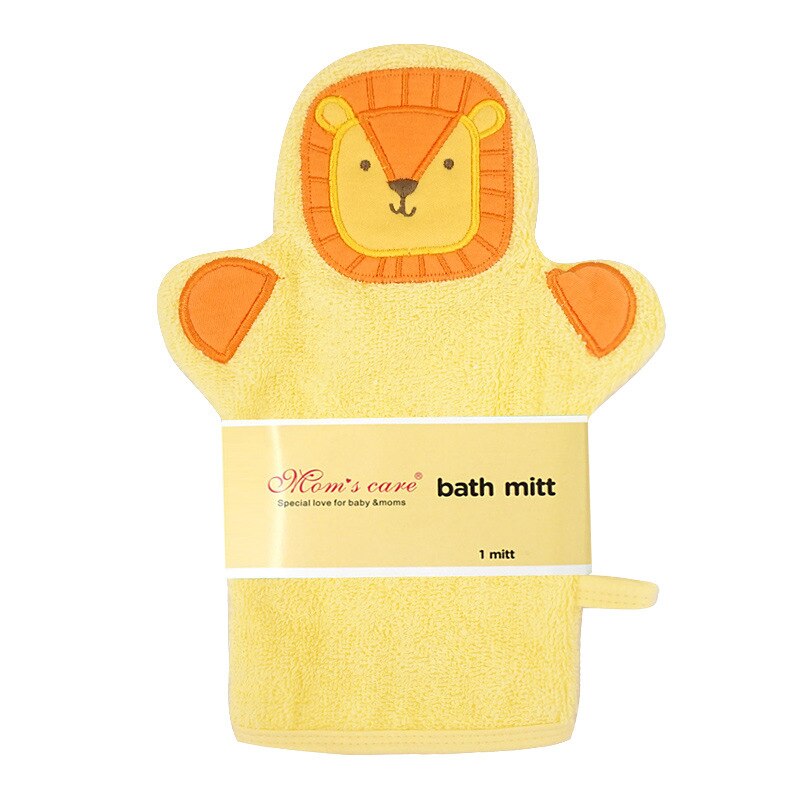 Cartoon Baby Baby Bad Handschoen Handdoek Leuk Dier Super Zacht Katoen Bad Douche Brush Spons Diepe Reiniging Huid Voor Kinderen: animal03