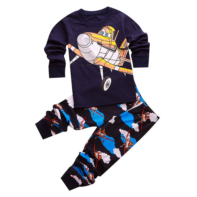 Avion poussiéreux dessin animé coton enfants Pijama pyjama pour garçons Bebek Pijamas Menino enfants vêtements ensemble de vêtements Pyjamas Pyjamas 2-7T