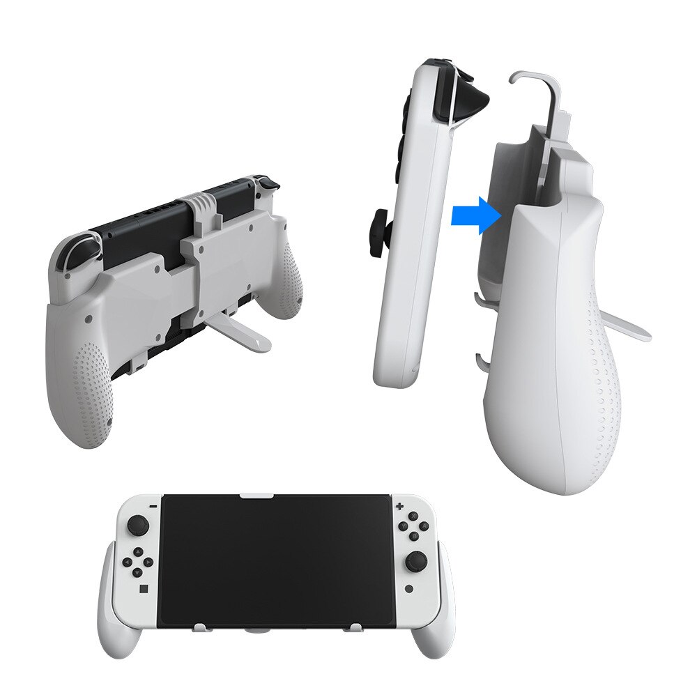 Spiel Griffe Ergonomische Griff Griff für Nintendo Schalter/Schalter Lite Versenkbare Spielen Zubehör Handgriff 3 in1 Schutzhülle