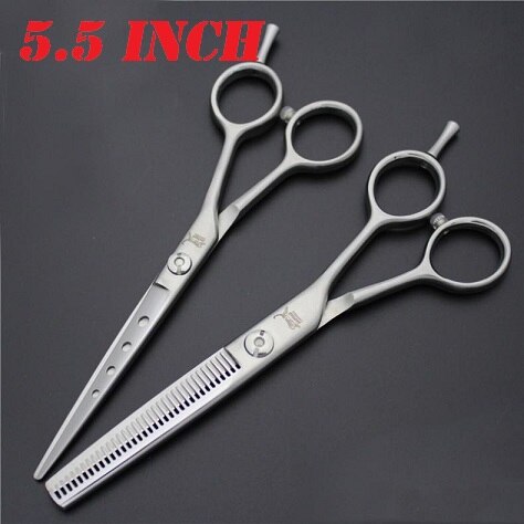 JAGUAR haar schere professionelle 4.5 & 5.0 & 5.5 & 6.0 & 6,5 zoll set schneiden Verdünnung friseur barber salons hört: 5.5 INCH SET OF 01