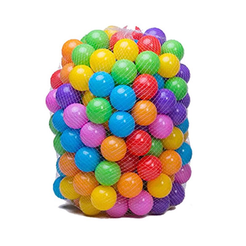 Telt bobo bold baby telt bold forståelse evne trænet ocean bobo bold farverigt telt bold 5.5cm giftfri 100 stk plast