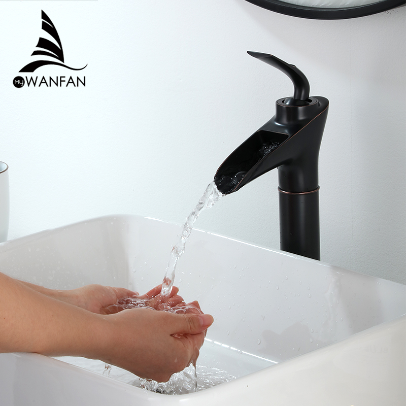 Wastafelkranen Moderne Witte Badkamer Kraan Watervalkranen Enkel Gat Koud en Warmwaterkraan Wastafel Kraan Mengkranen 6008