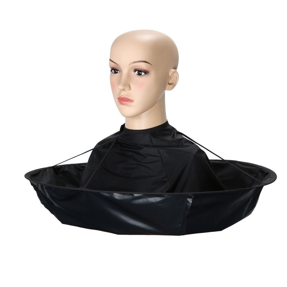 DIY Haar Schneiden Mantel Regenschirm Haarschnitt Kap Haar Barbier Kleid Schürze Tuch Wasserdichte Farbstoff Salon wickeln Schützen Friseur Werkzeuge