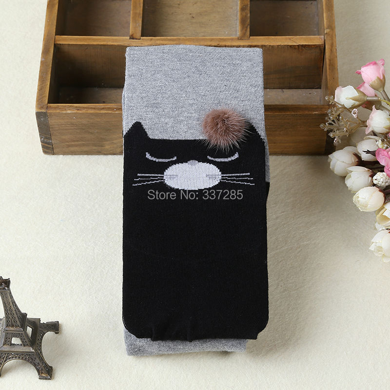 Meisjes stijlen herfst leggings voor baby kids katoen warm prinses meisjes kinderen broek mooie kat warmer kind leggings