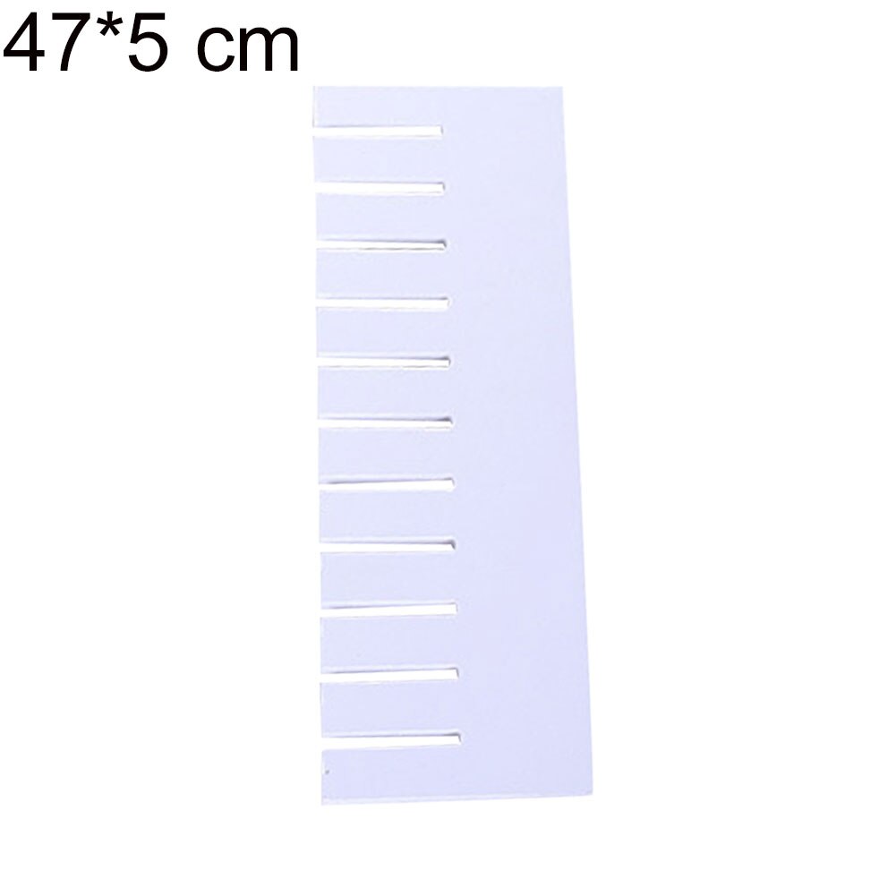 Drawer Clapboard Partition Divider Plate Cabinet DIY Grid Storage Organizer Home Storage drawer organizer: 47x5cm