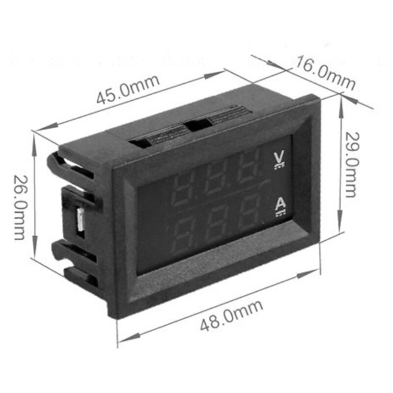 DC0-100V 100A LED DC Dual Display Digital Current ... – Grandado
