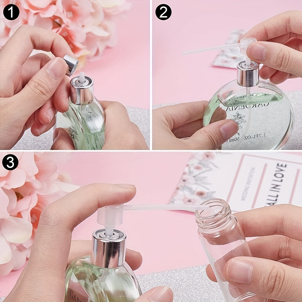 12-piece perfume dispenser set - 2 syringes, 2 pipettes, 2 perfume separators, 2 converters, 2 funnels, 2 spring-loaded pipettes