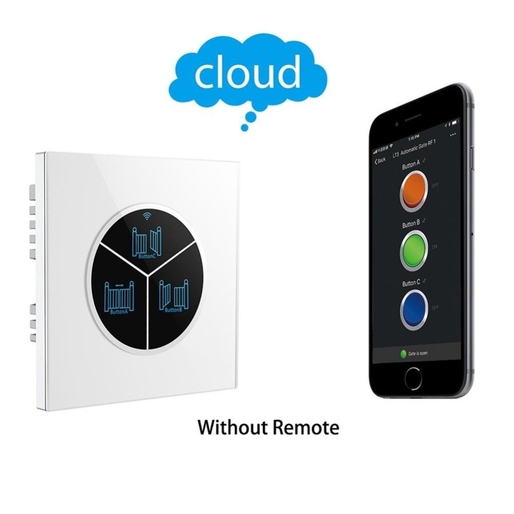 Ouvre-porte sans fil pour Garage, interrupteur WiFi à distance contrôlé par Smartphone pour système d'ouverture automatique de porte