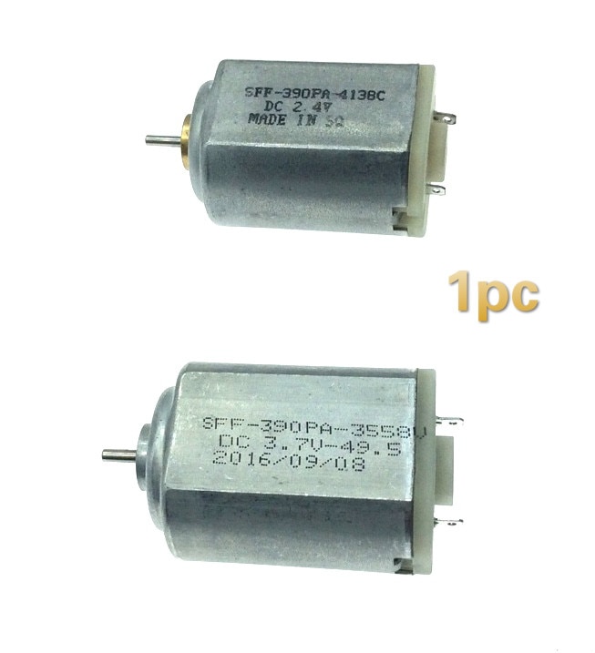 1 ud. FF-390/337 DC Micro 2,4 V 3,7 V cuchillo eléctrico de empuje cortadora de pelo máquina de afeitar contenedor de Motor de belleza