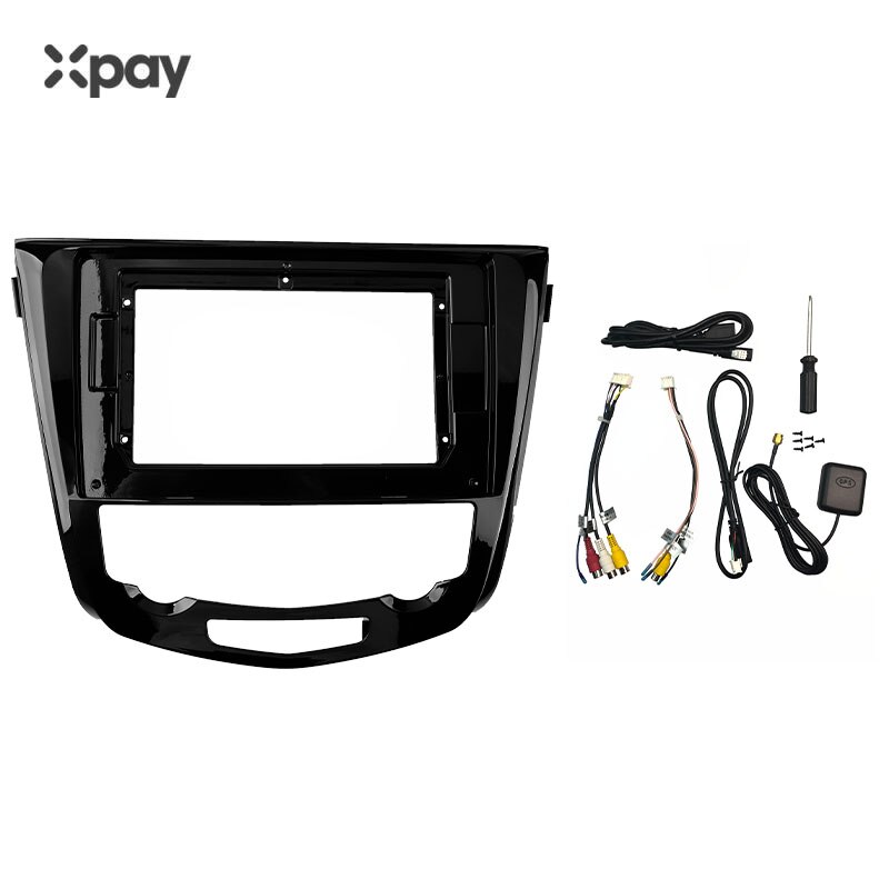 Xpay 10.1- inch 2 din autoradio dashboard voor nissan x-trail stereopaneel voor montage van autopaneel dual din cd dvd frame: Default Title