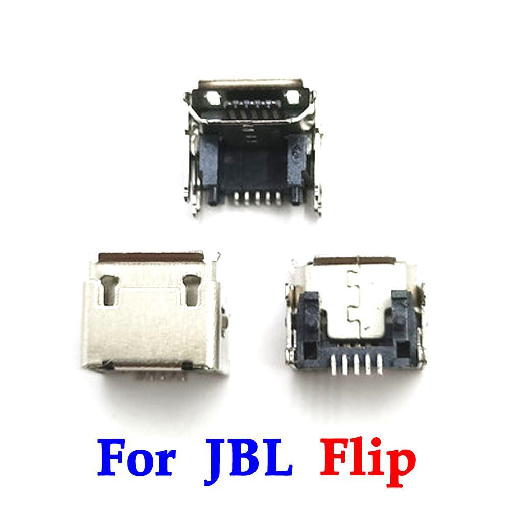 1PCS For JBL Flip 3 Bluetooth Speaker USB dock connector Micro TYPE-C USB Charging Port socket power plug dock: Blue
