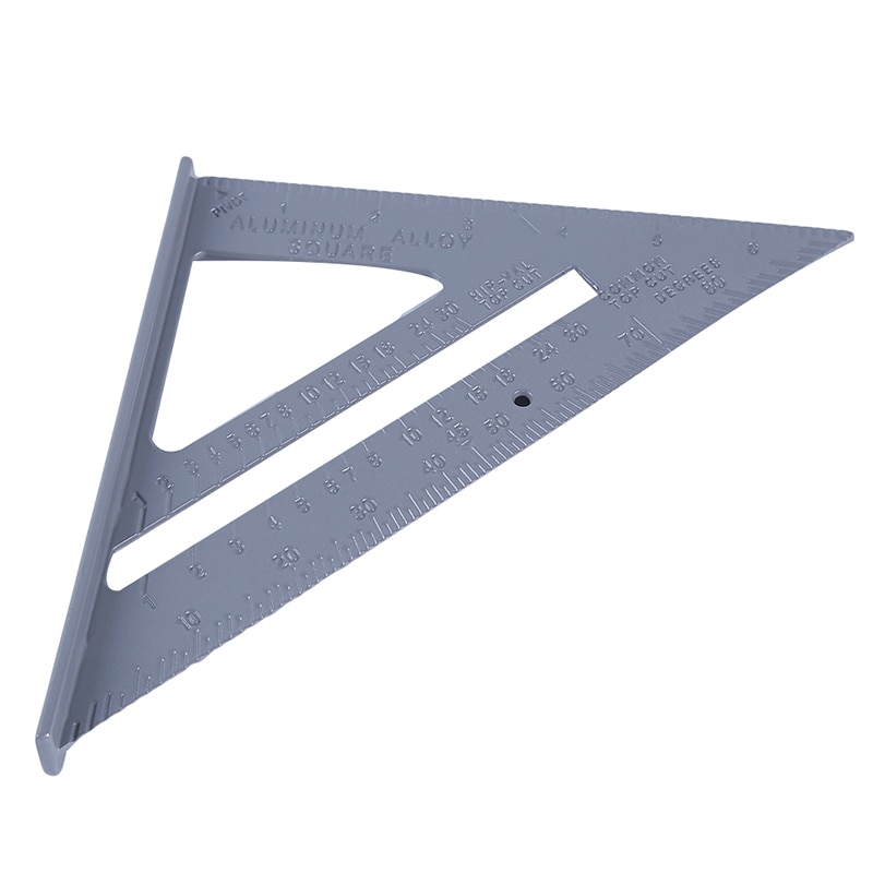 Metric Aluminum Alloy Triangle Angle Ruler Protractor Measuring Swanson Speed Square Layout Gauge Woodworking Measurement Tool