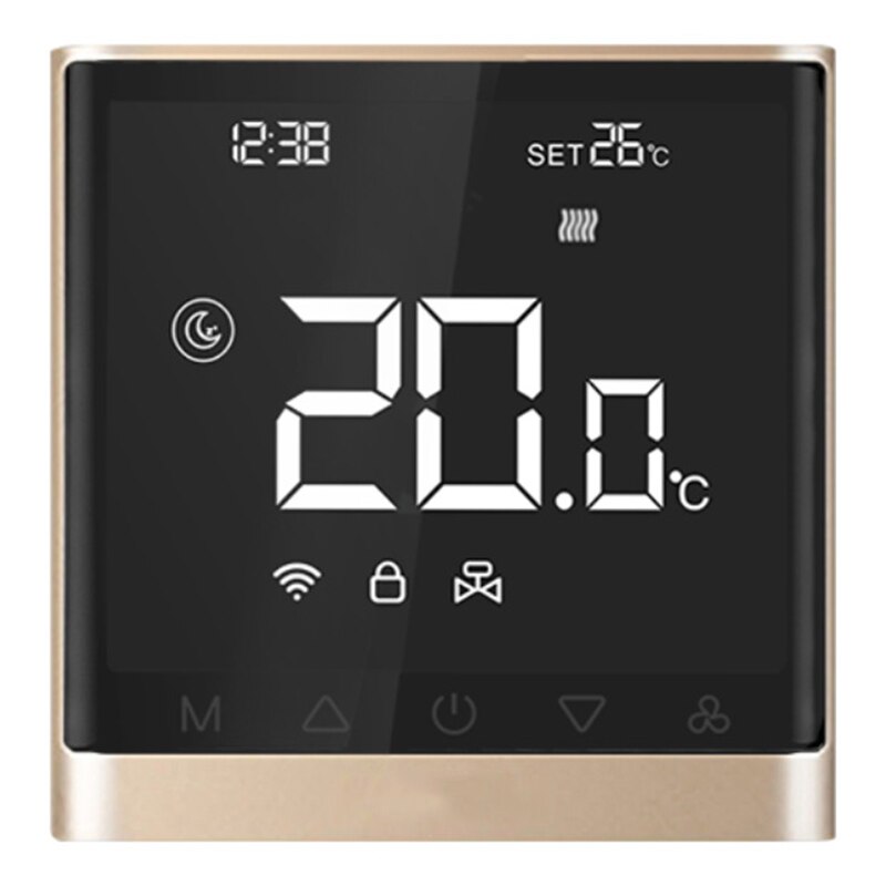 Wifi Termostato Intelligente APP di Controllo Regolatore di Temperatura Elettrico di Riscaldamento a Pavimento Termostato con Presse Sn: Default Title