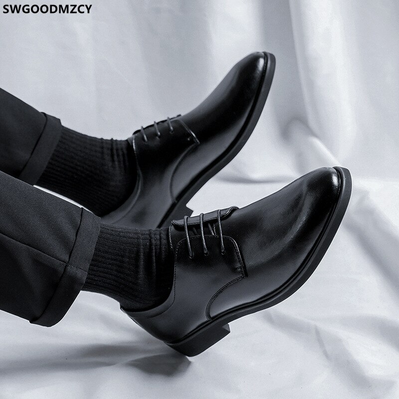 Zapatos italianos Oxford de oficina para hombre, zapatos de vestir para oficina, calzado Formal para hombre, vestido de boda, traje de negocios, 2022
