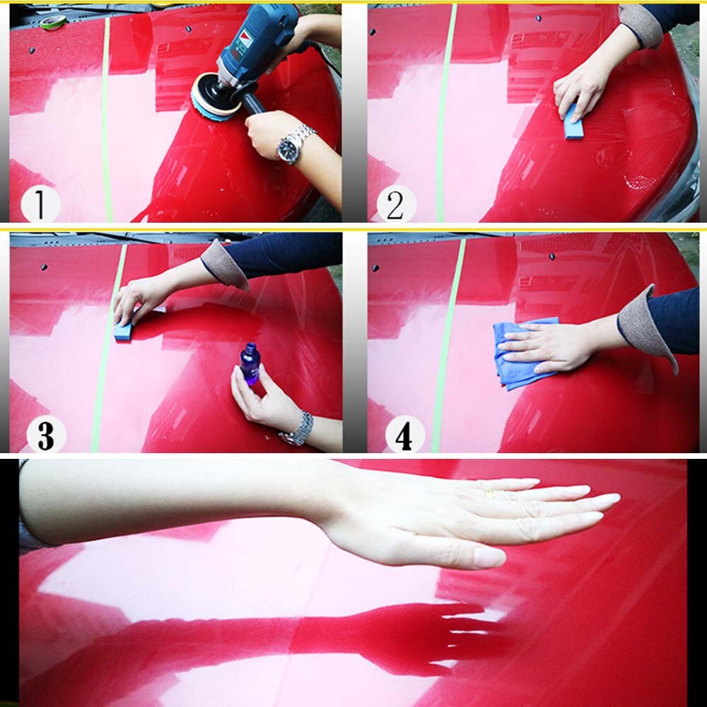 Car Liquid Ceramic Coating Kit Auto Super Hydrophobic Glass Coat Paint Care