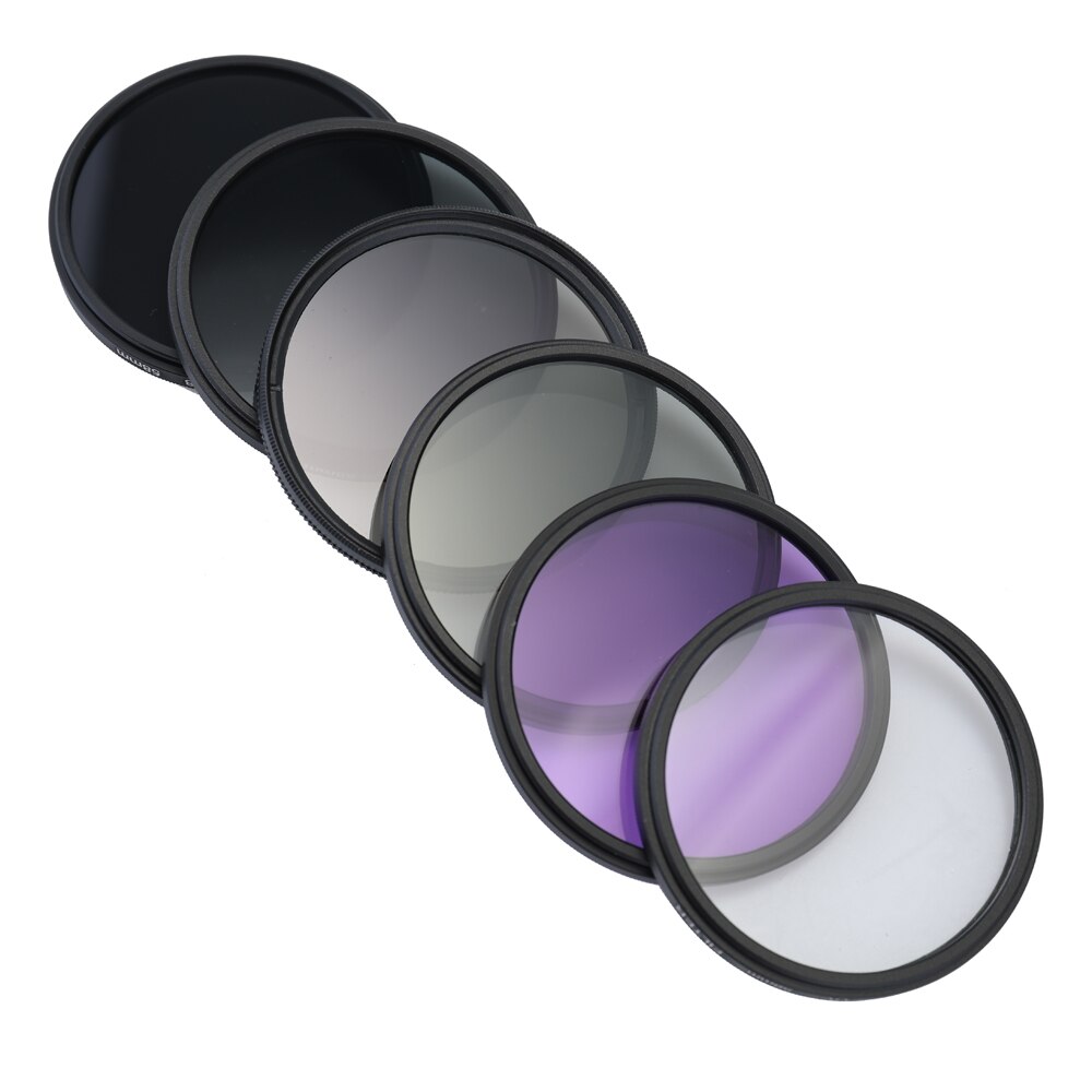 Doppia Filettatura Macchina Fotografica UV CPL FLD Lens Filtri Kit e Altura Photo ND Filtro Neutro Fotografia Set Set di Accessori 58 millimetri 52 millimetri