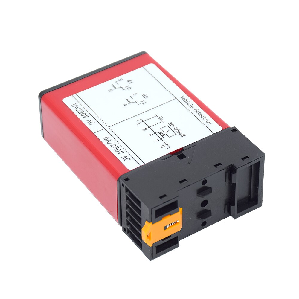 Capteur de détecteur de véhicule de détecteur de boucle à canal unique AC220V pour le stationnement de voiture d'ouvreur de porte coulissante d'oscillation de barrière