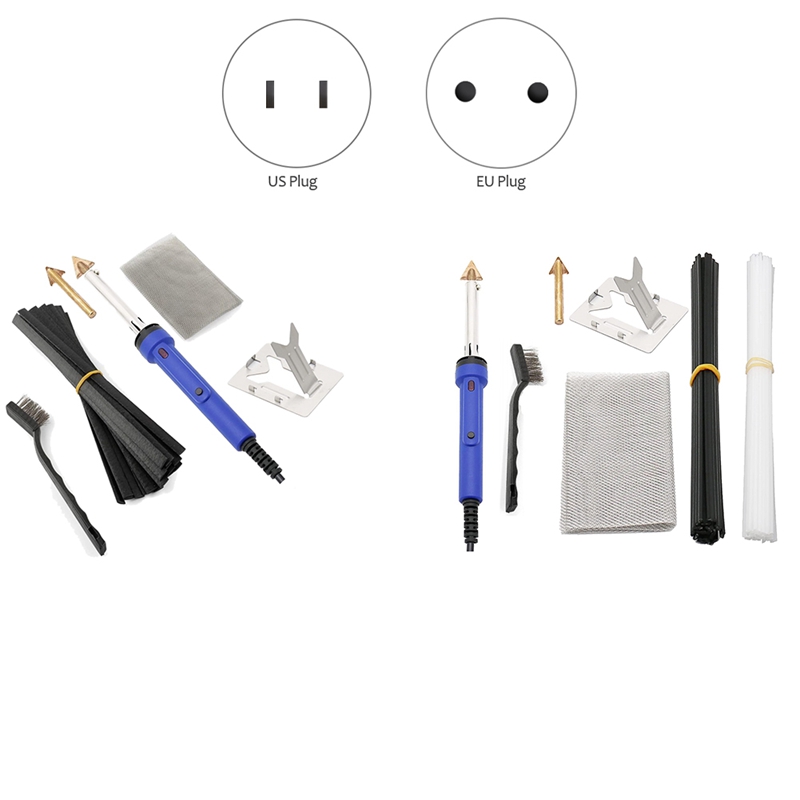 Plastic Welding Machine Kit, 80W Plastic Welding Kit, Suitable For Bumper, Kayak Repair