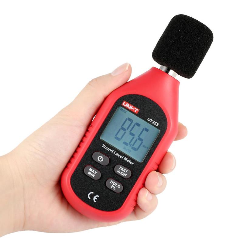 Mini LCD Display Digital Sound Level Meter Noise Measuring Instrument Decibel Monitoring Tester 30-130dB