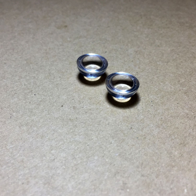 Optical Glass Plano-Convex Lens Lens Diameter 10MM Focal Length 9.67MM Half-ball Lens Concentrating LED Mirror