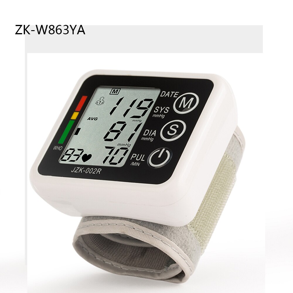 Automatic Digital Sphygmomanometer Electronic Accurate Smart English Voice Arm Blood Pressure Monitor Tonometer: K