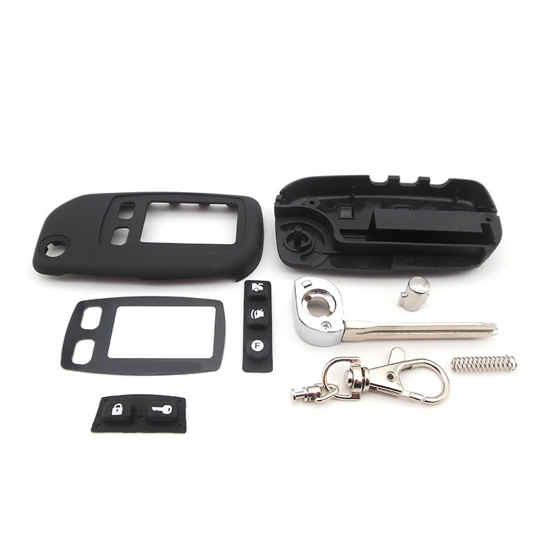 Key case voor Tomahawk TW9010 TW9020 TW9030 ongesneden blade fob case cover TW9010 vouwen auto flip afstandsbediening