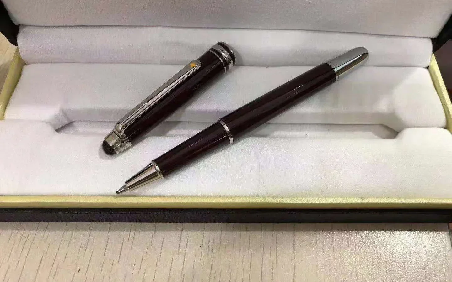 Bolígrafo pequeño Prince de lujo, suministros de oficina de Metal, fuente de Gel para escribir