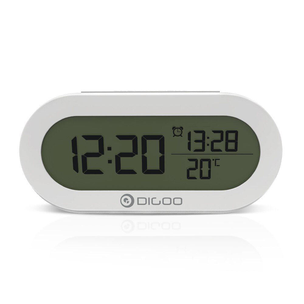 DIGOO LED Digital Alarm Clock Backlight Snooze Mute Temperature Display Desktop Electronic Backlight Table Clocks Desktop Clock