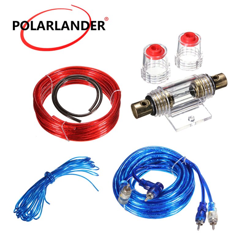 Car Auto Complete Amplifier Wiring Kit Universal Modified car stereo subwoofer sets of lines Gauge for Speakers Subwoofers