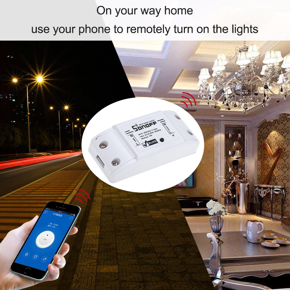 Smart Remote Control Wifi Switch Diy Timer Wireless Switch S20 EU Smart WiFi Socket,Smart Home 10A/2200W