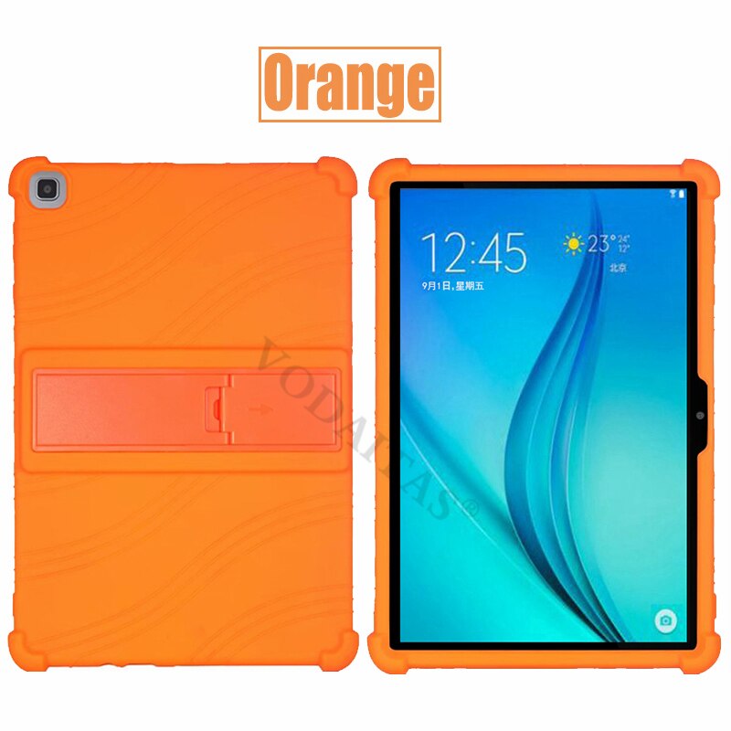 Barnestøtte silikondeksel til honor mediapad  t10s t10 10.1 tommer ags 3-l09/w09/w00d/w00e nettbrettetui støtsikkert skalldeksel: Oransje / Matepad  t10s 2020