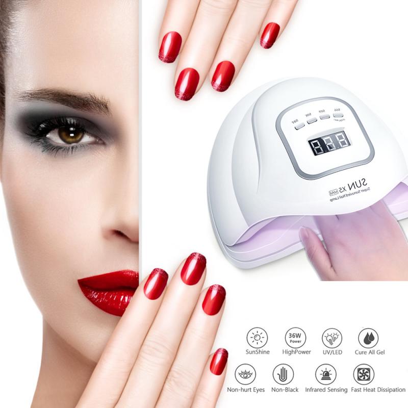 120W Professionele Witte ZON X5 MAX Nail UV LED Lamp Gel Nail Drogers Cure Manicure Nail Machines Nail Art licht Nail Beauty Tools