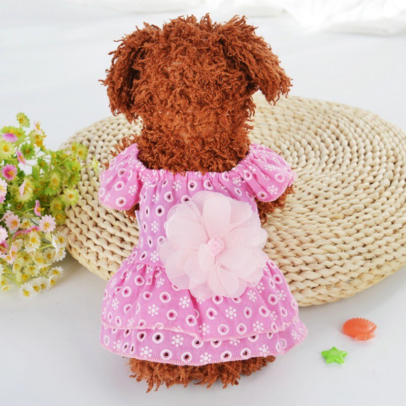 Mignon chien robe toutou Sundress Pet vêtements chien princesse robes chiot jupe Woaills chien vêtements, chiot princesse Tutu robe