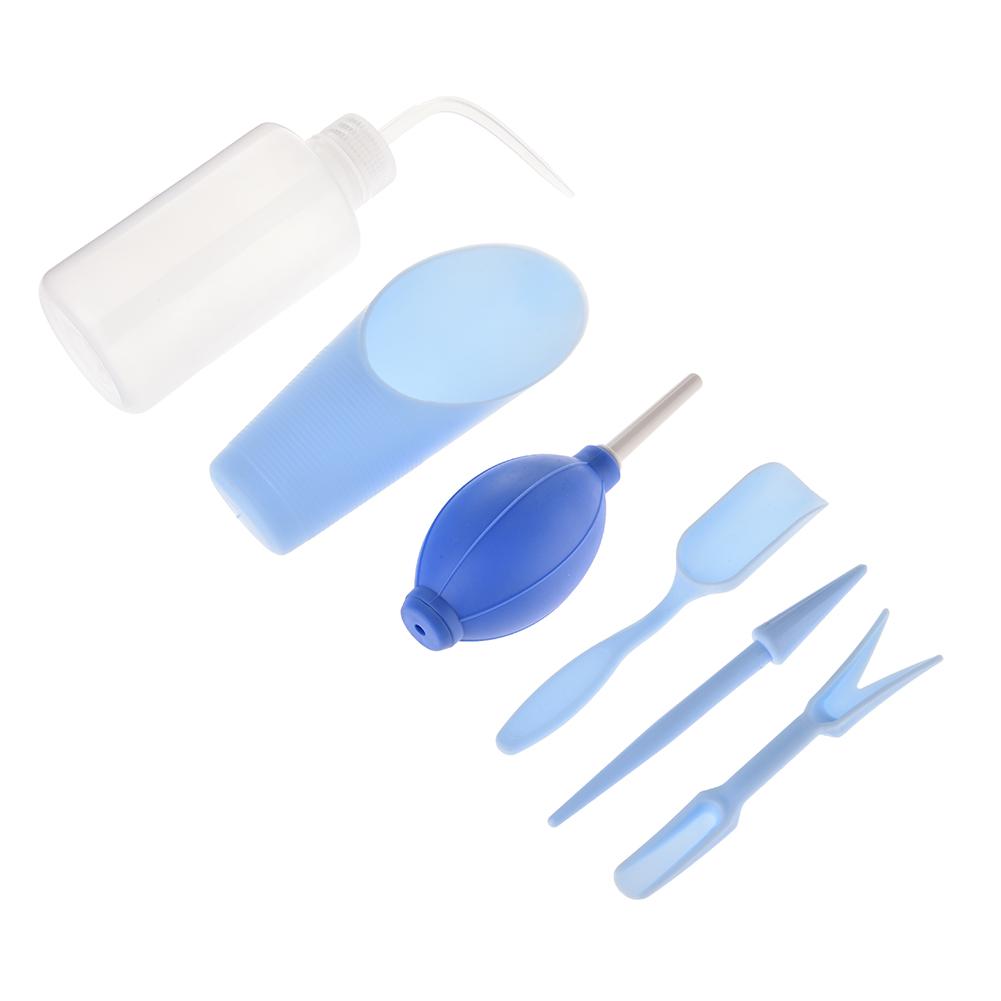 6PCS Gardening Tools Succulent Plant Planting Kit Garden Hand Tools Set #EW: Blue