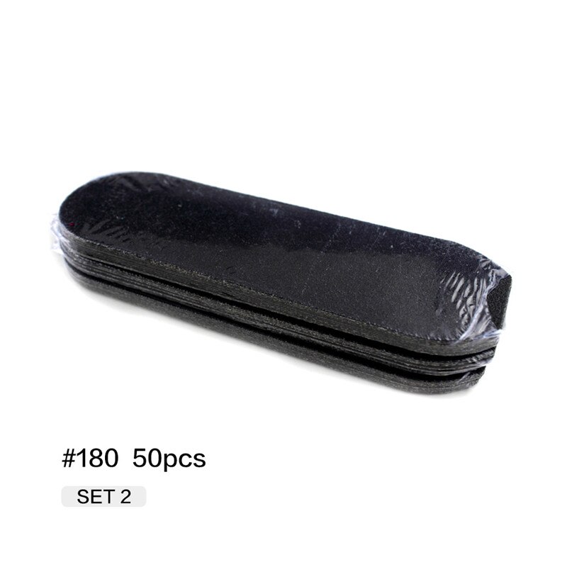 Herramienta de pedicura, repuesto de raspa de pie para herramienta de acero inoxidable, discos de arena, eliminador de callos, uso doméstico, depurador de archivos Pro, herramientas de molienda: 180 Grit Black 50pcs